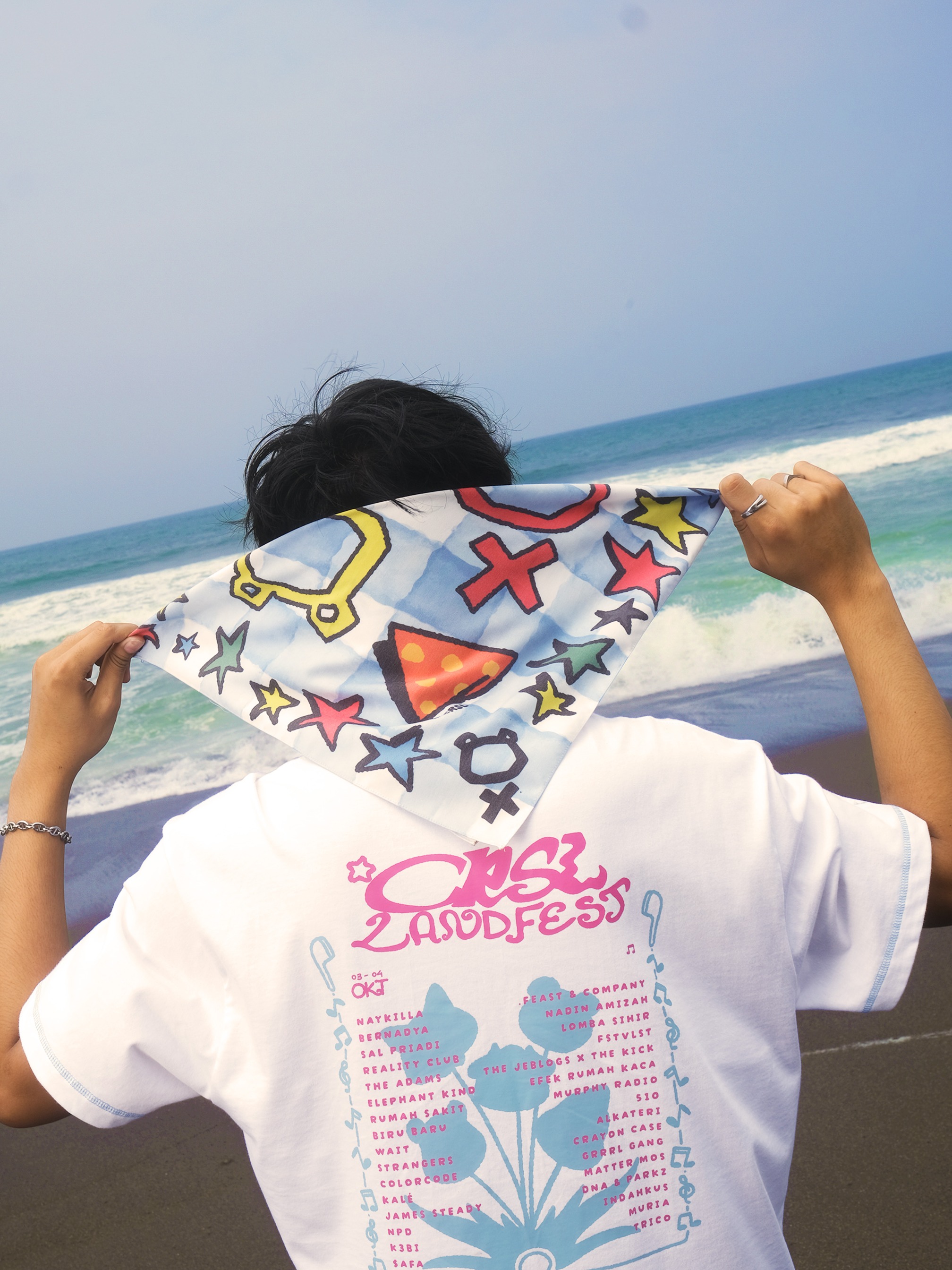 CRSL Fest Bandana Colorful I Official Merchandise CRSL