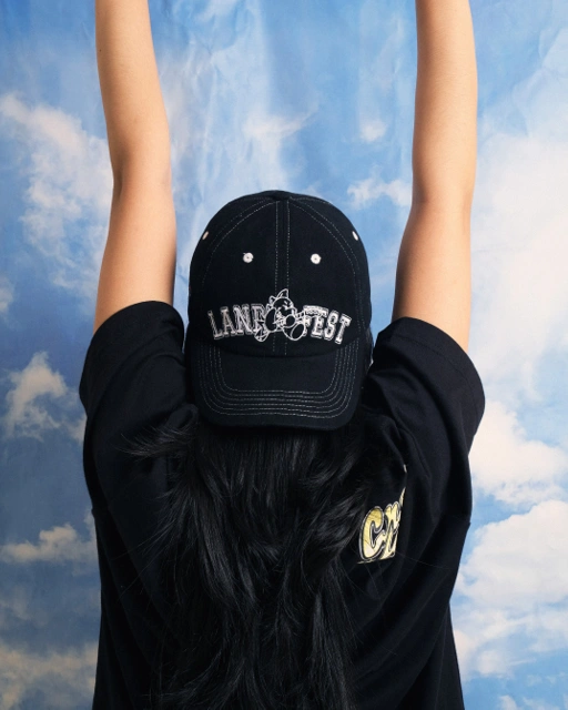 Image of CRSL CLUB CAP BLACK | OFFICIAL MERCHANDISE CRSL LAND FESTIVAL | TOPI BASEBALL | HAT