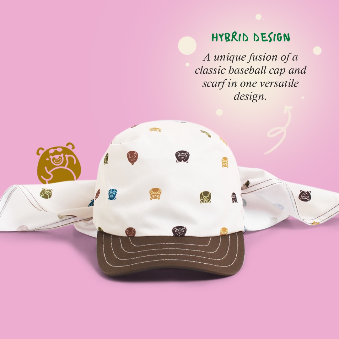 CRSL Monie Cap | Bandana Cap | Topi Cap Hat Scarf Unisex Pria Wanita