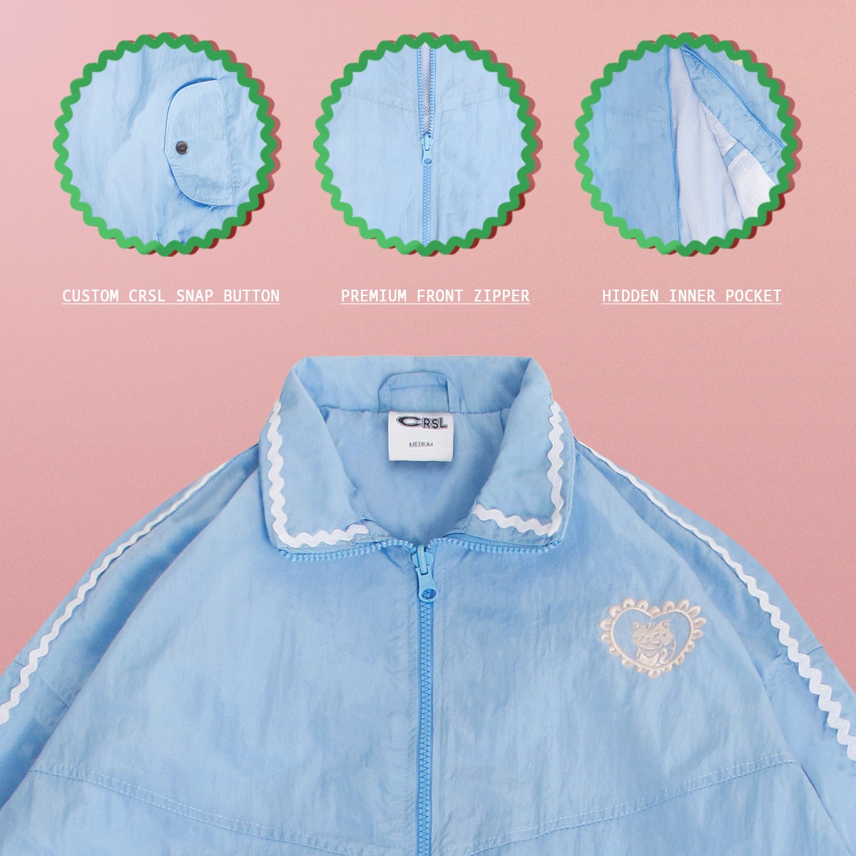 CRSL Yori Jacket | Windbreaker Jacket | Windbreaker Wanita Outdoor