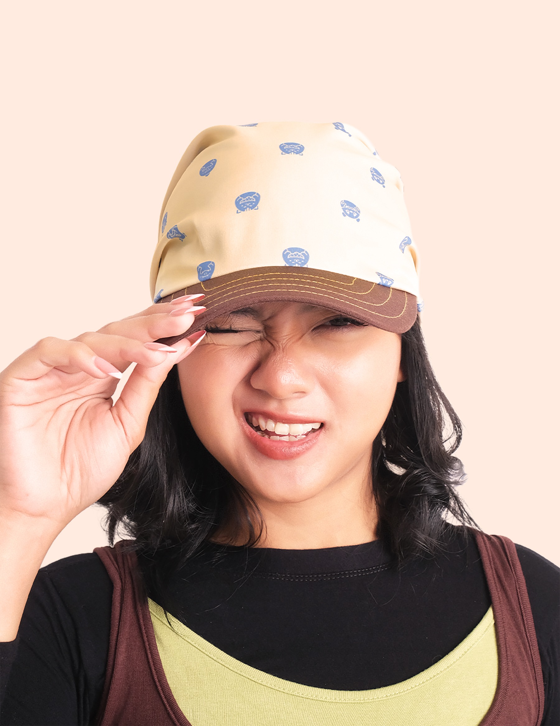 CRSL Monie Cap | Bandana Cap | Topi Cap Hat Scarf Unisex Pria Wanita