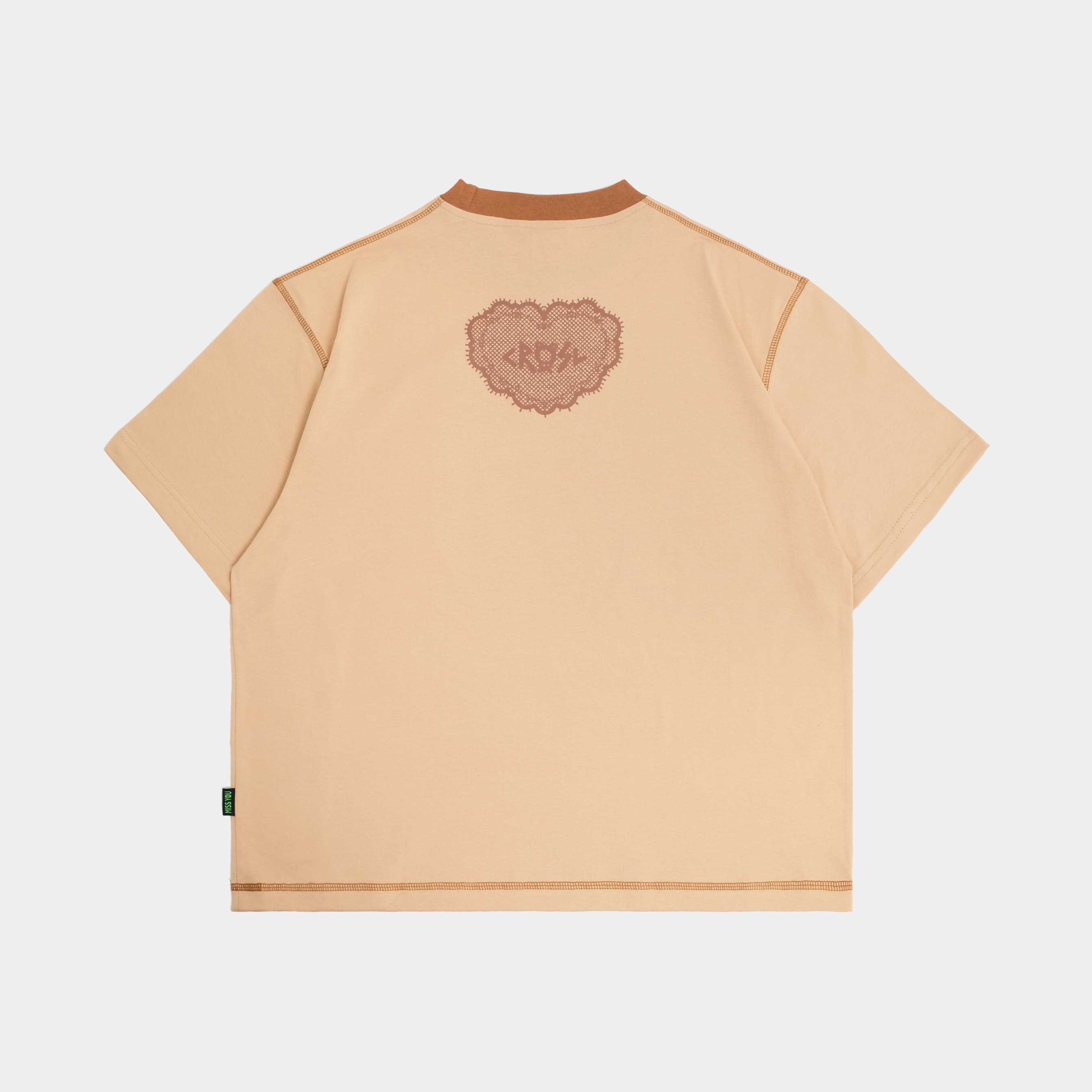 CRSL Moccapo Tees | T-Shirt Mocca Unisex Oversize Boxy Fit | Kaos Boxy Fit Reguler | Kaos Casual Pria Wanita Oversize