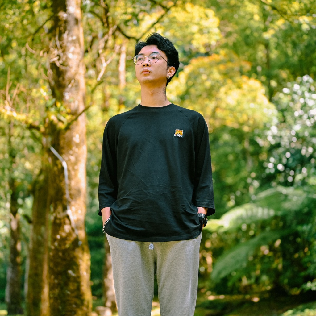 CRSL Chilo Regie Tees | Black | Kaos Pria | Kaos Wanita | Kaos 3/4 Oversize Oversized