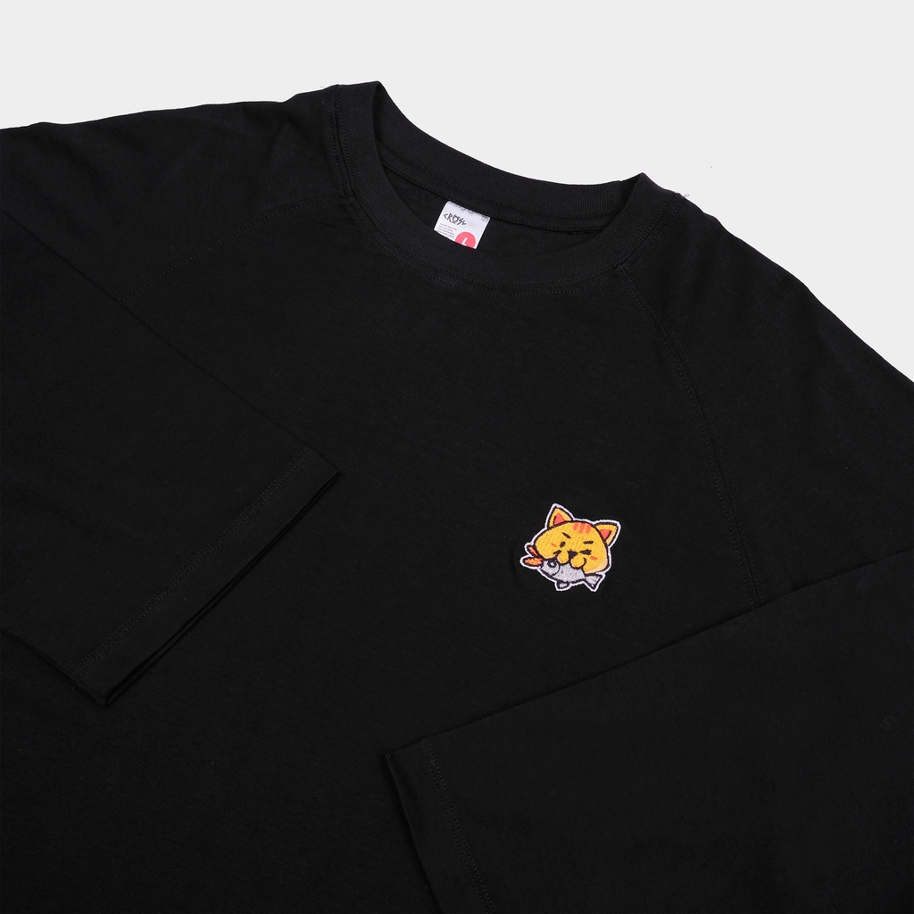 CRSL Chilo Regie Tees | Black | Kaos Pria | Kaos Wanita | Kaos 3/4 Oversize Oversized