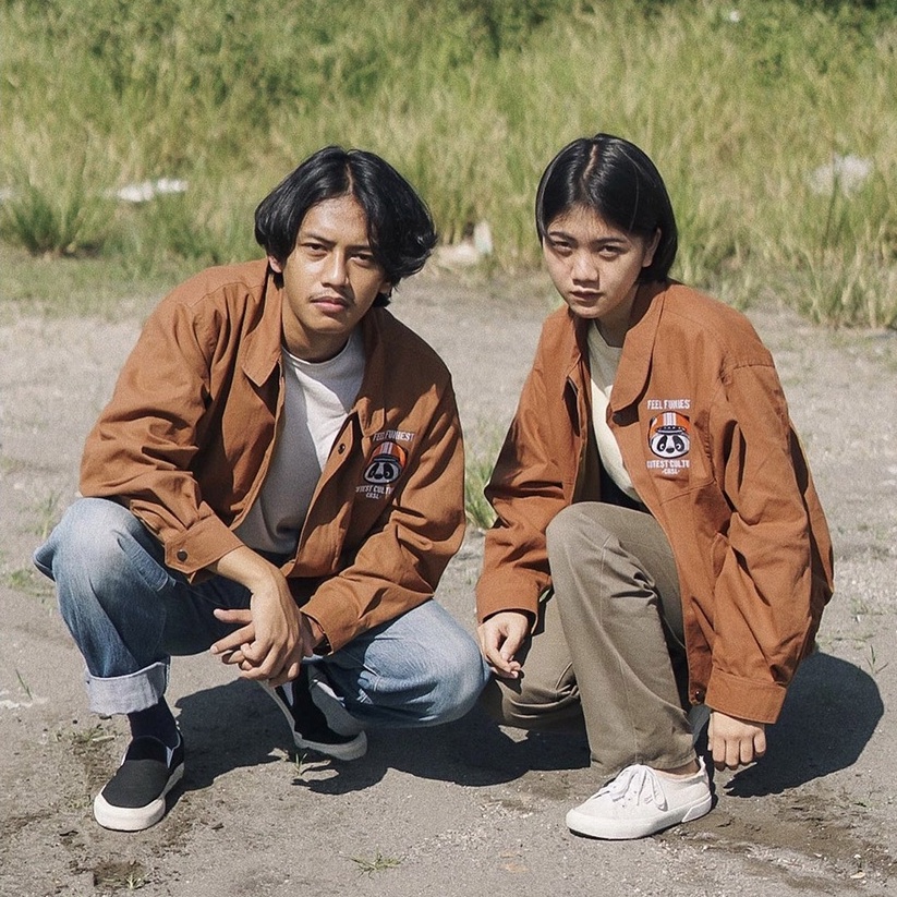 CRSL Popo Cute Rider Jacket | Brown | Bomber Jacket | Jaket Motor