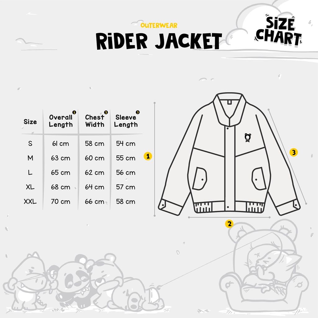 CRSL Popo Cute Rider Jacket | Brown | Bomber Jacket | Jaket Motor