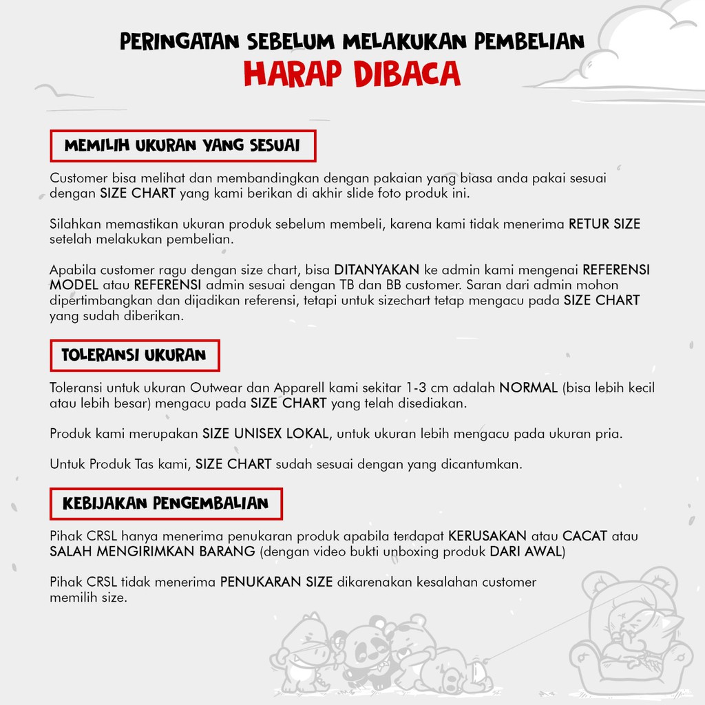 CRSL Omo Slingbag | Choose Characters | Tas Selempang