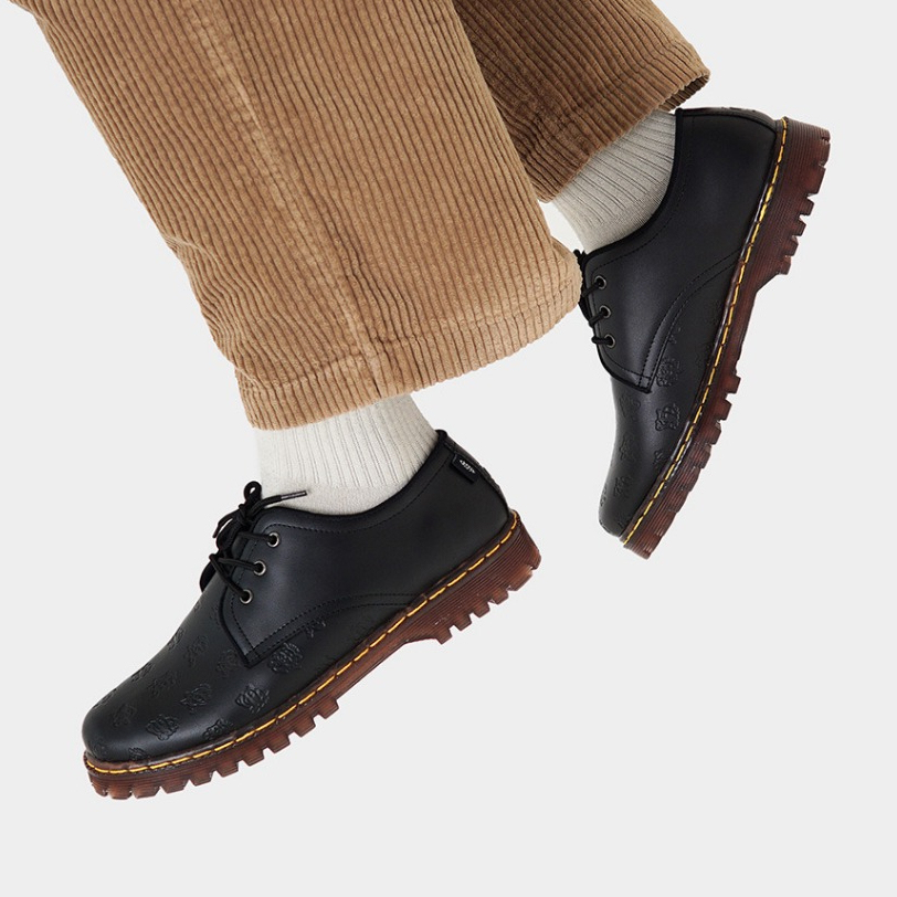 CRSL Derby Shoes Black I Sepatu Kulit I Pantofel Goods I Derby Boots I Original I Pria Wanita Unisex