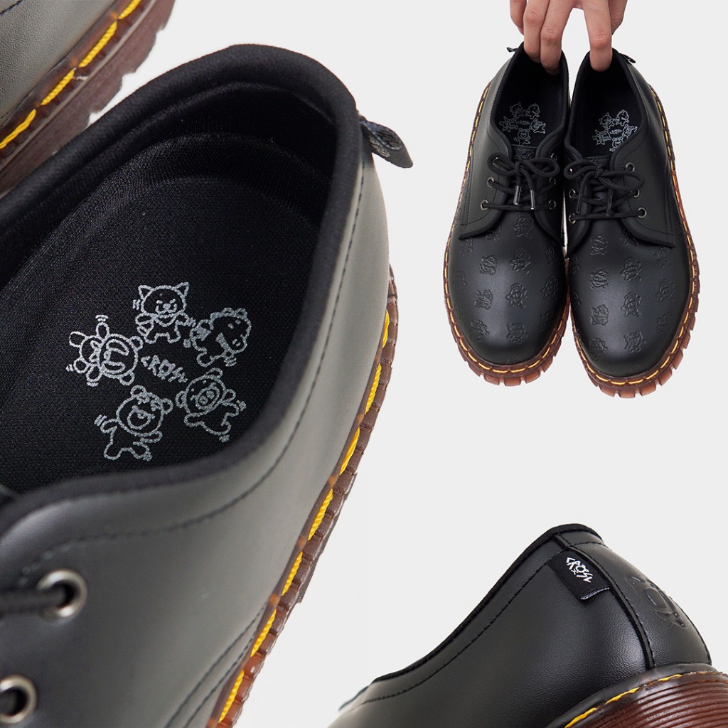 CRSL Derby Shoes Black I Sepatu Kulit I Pantofel Goods I Derby Boots I Original I Pria Wanita Unisex