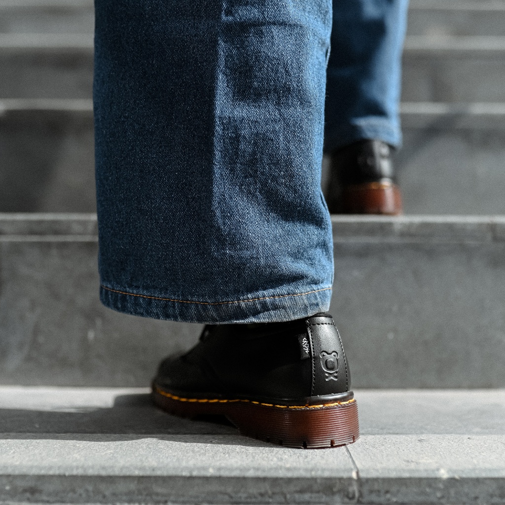 CRSL Derby Shoes Black I Sepatu Kulit I Pantofel Goods I Derby Boots I Original I Pria Wanita Unisex