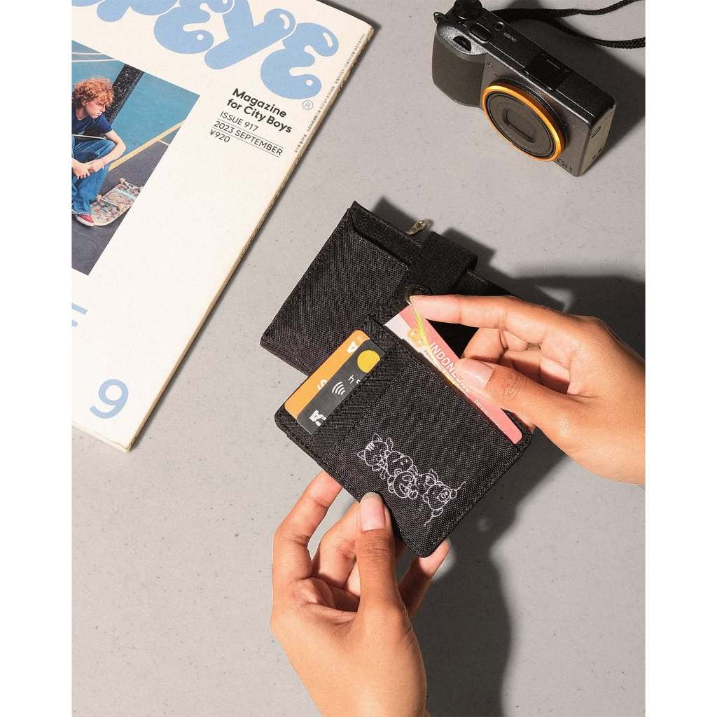 CRSL Pocket Wallet Series I Dompet 2 in 1 I Card Holder I Pattern Wallet I Unisex I Pria Wanita