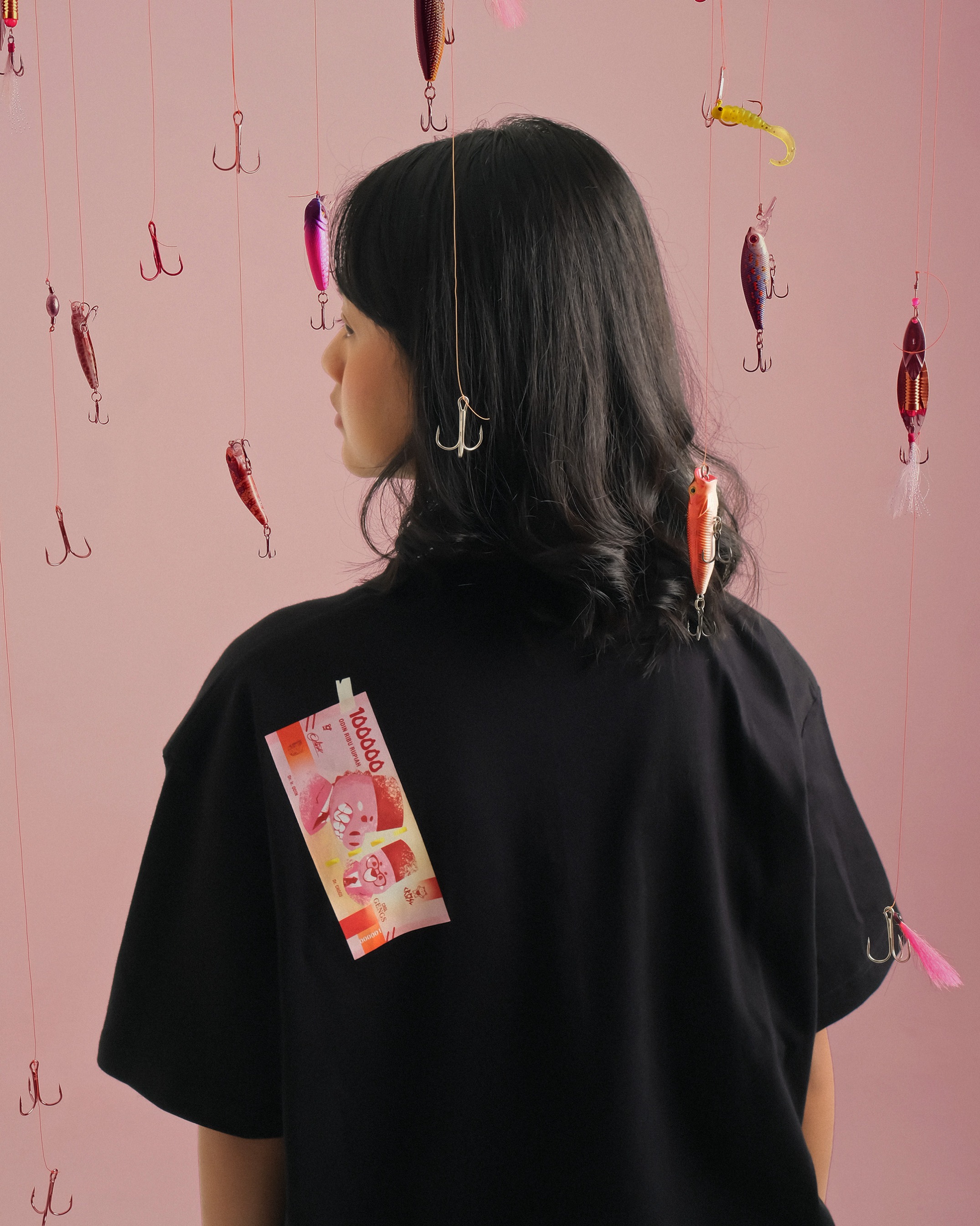 CRSL Rupi Black Tees I T-Shirt I Kaos Polos I Unisex