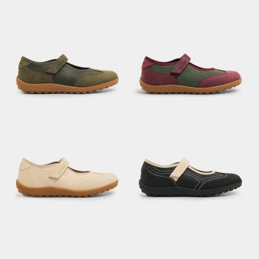 Image of CRSL Luma Shoes I Sepatu Mary Jane Casual Wanita | Flat Shoes Sporty I Sepatu Cewek Kerja Sneakers Folyde