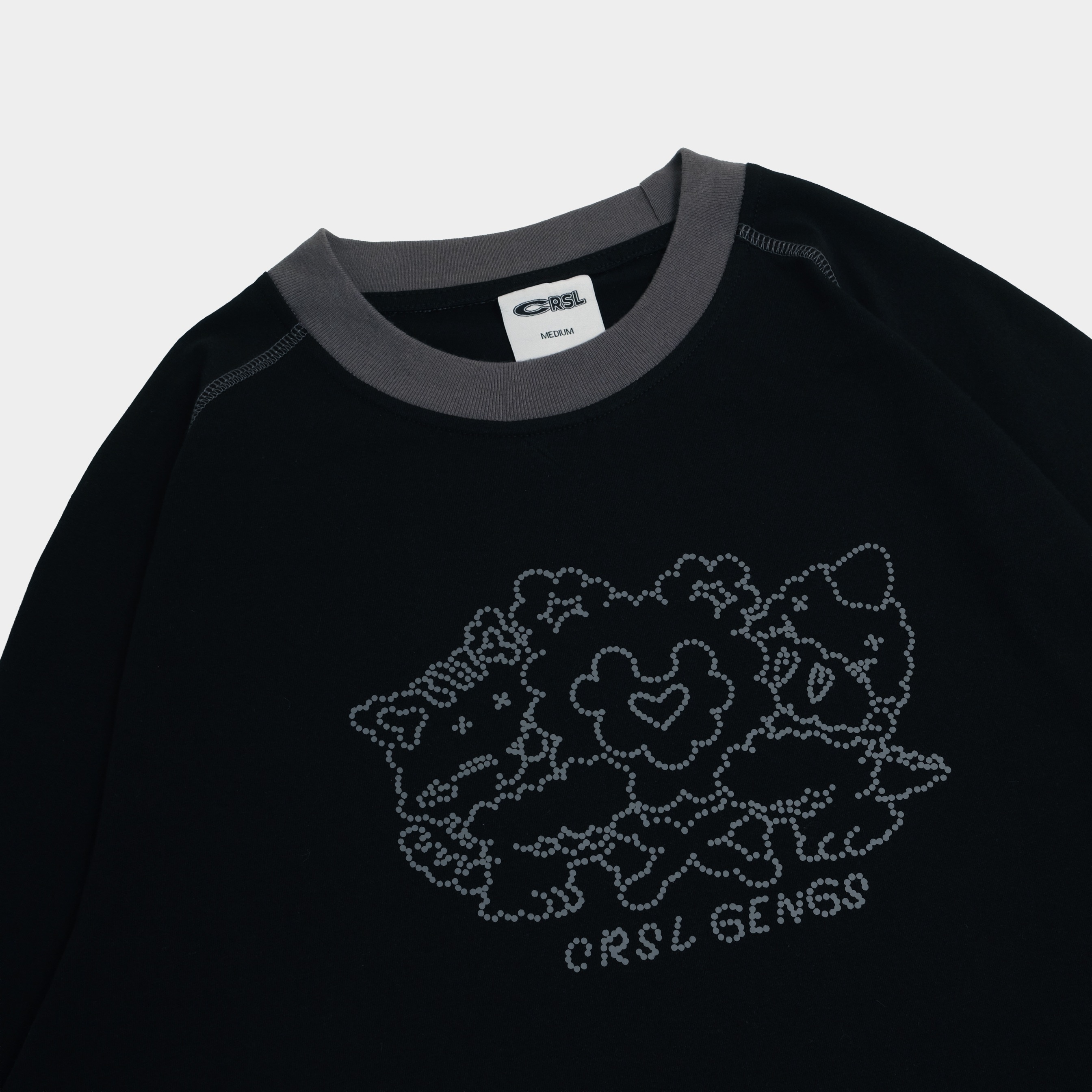 CRSL Pearl Tees | Kaos Lengan Panjang | Long Sleeve Boxy T-Shirt Wanuta | Atasan Wanita Lengan Panjang Boxy Fit Reguler