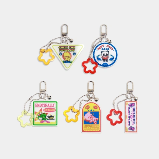 CRSL Pecel Lele Keychain Colorful | Accessories Keychain | Bag Charm | Gantungan Kunci | Aksesoris Tas Unik