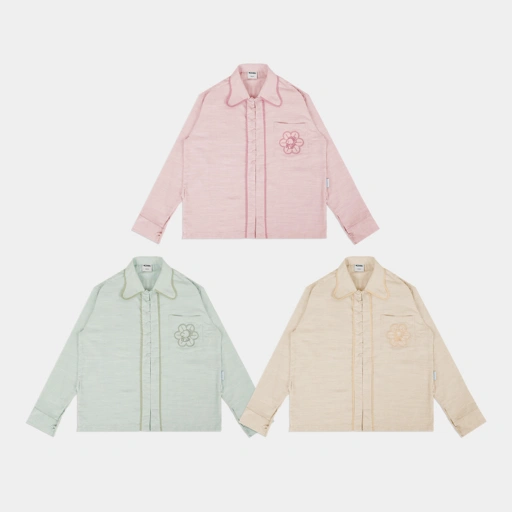Image of CRSL Lady Shirt Long Sleeve | Atasan Fitted Kemeja Wanita Raya Lebaran | Basic Wispie Tali Pinggang