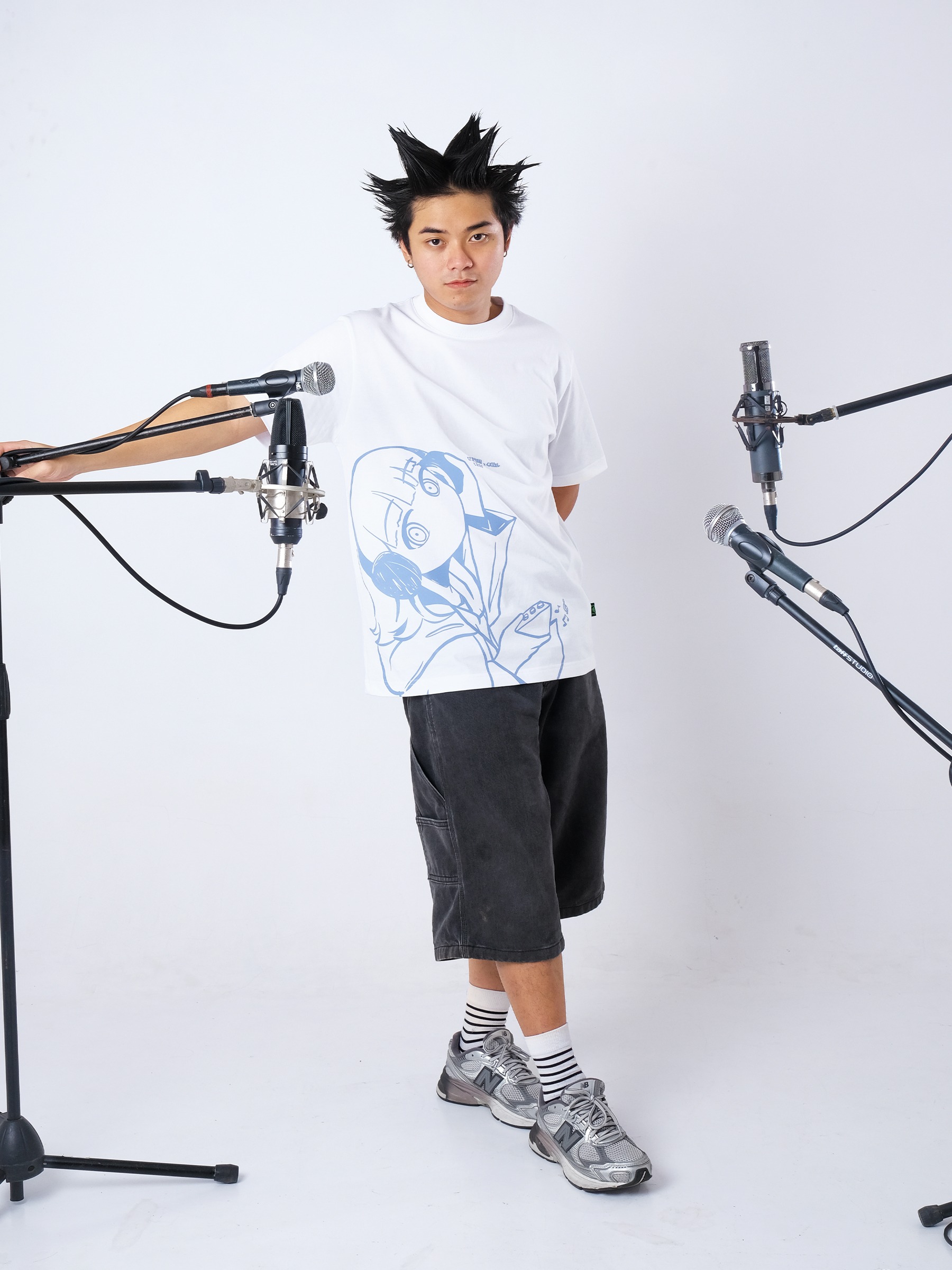 CRSL X CRAYON CASE CATCH TEES WHITE