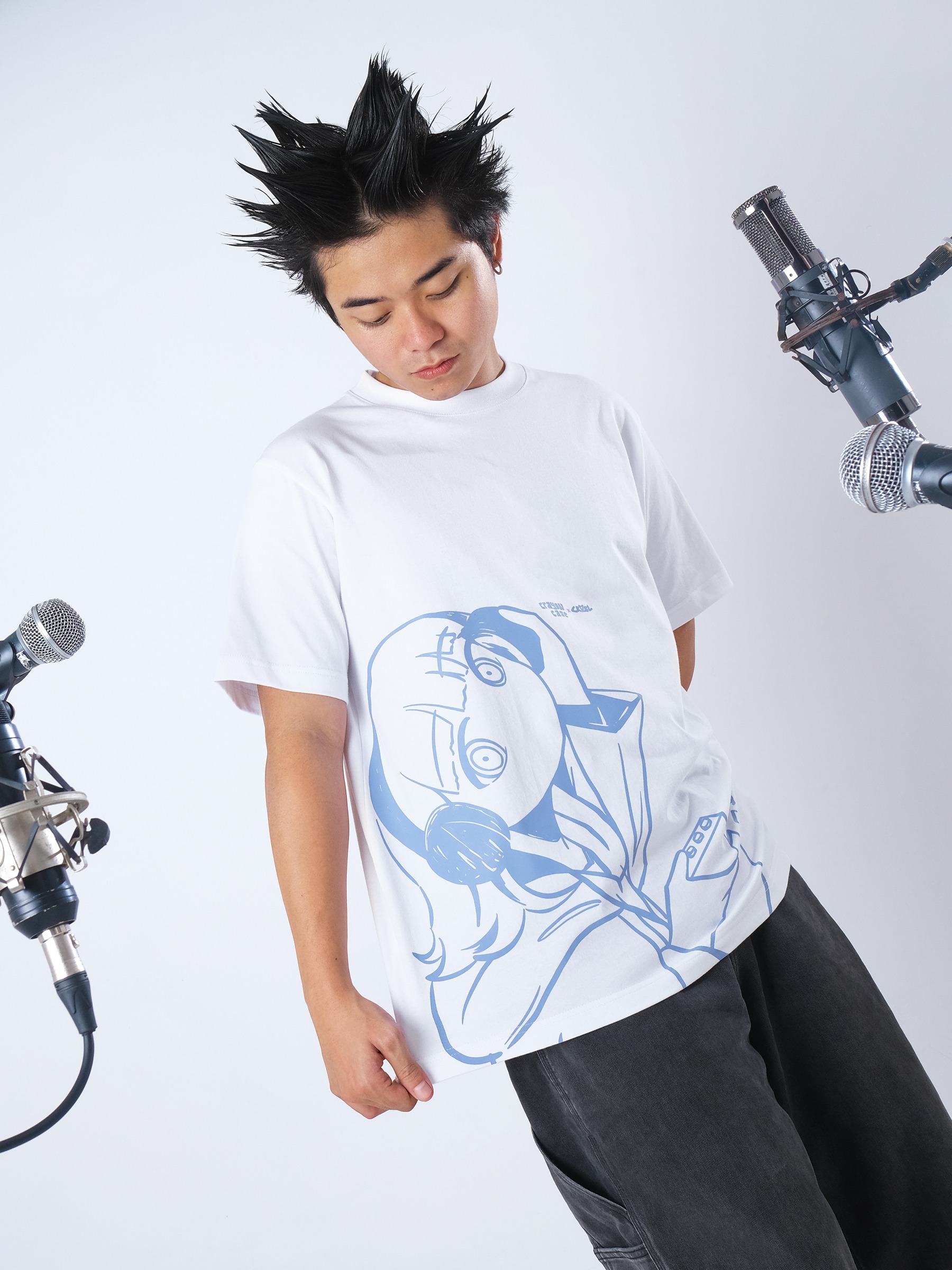 CRSL X CRAYON CASE CATCH TEES WHITE