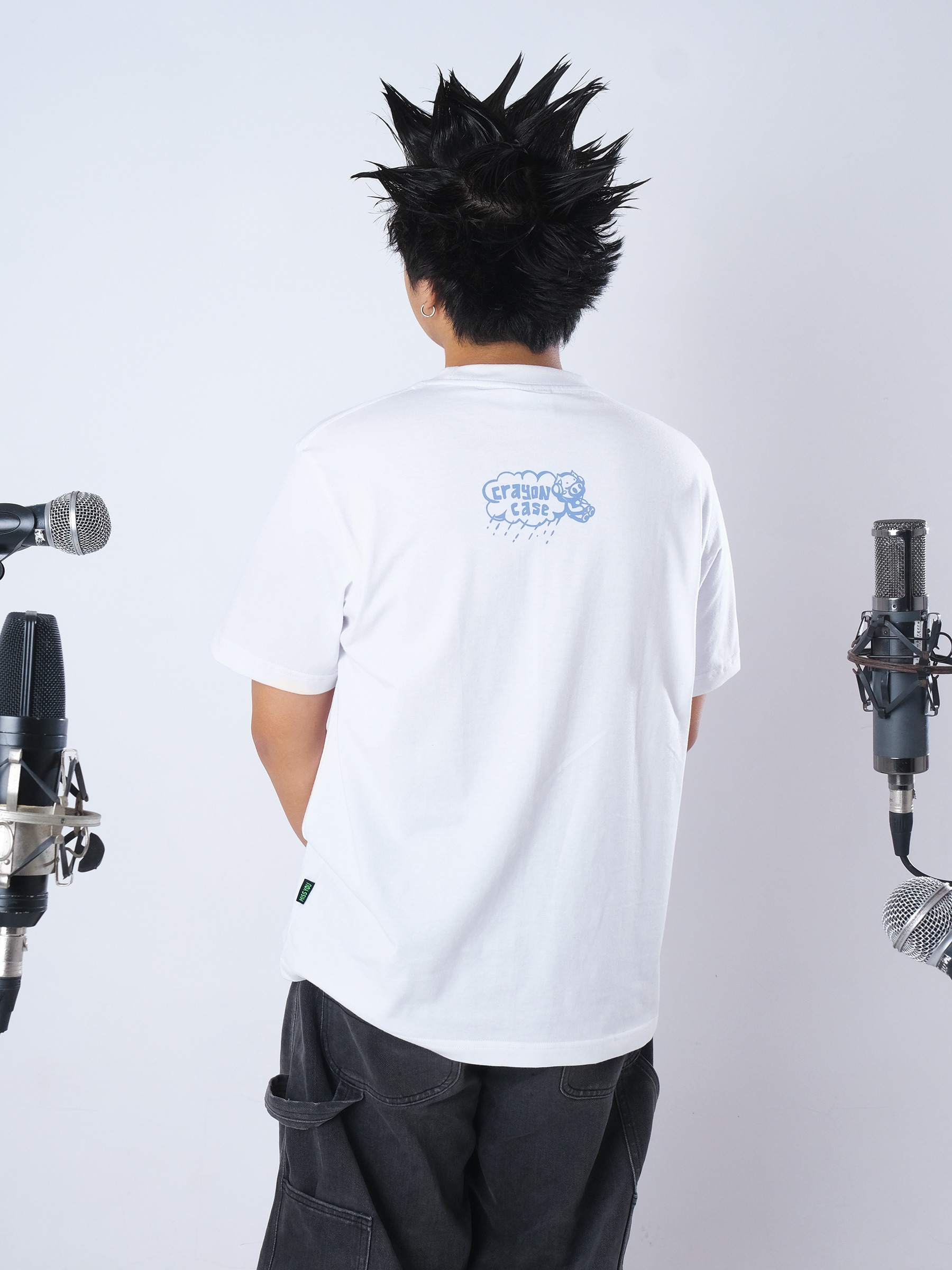 CRSL X CRAYON CASE CATCH TEES WHITE
