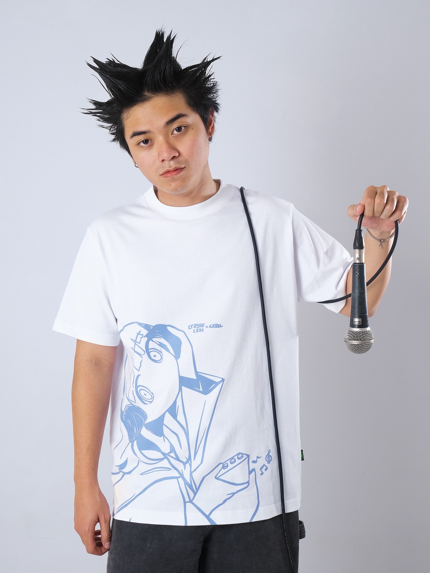 CRSL X CRAYON CASE CATCH TEES WHITE