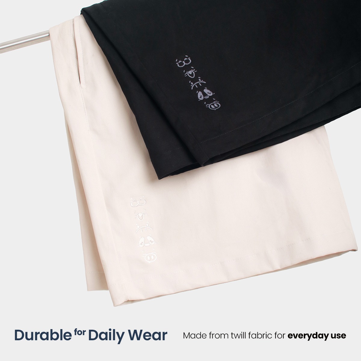 CRSL Jorji Pants | Jorts Short Pants | Celana Pendek Twill Unisex | Loose Fit Streetwear