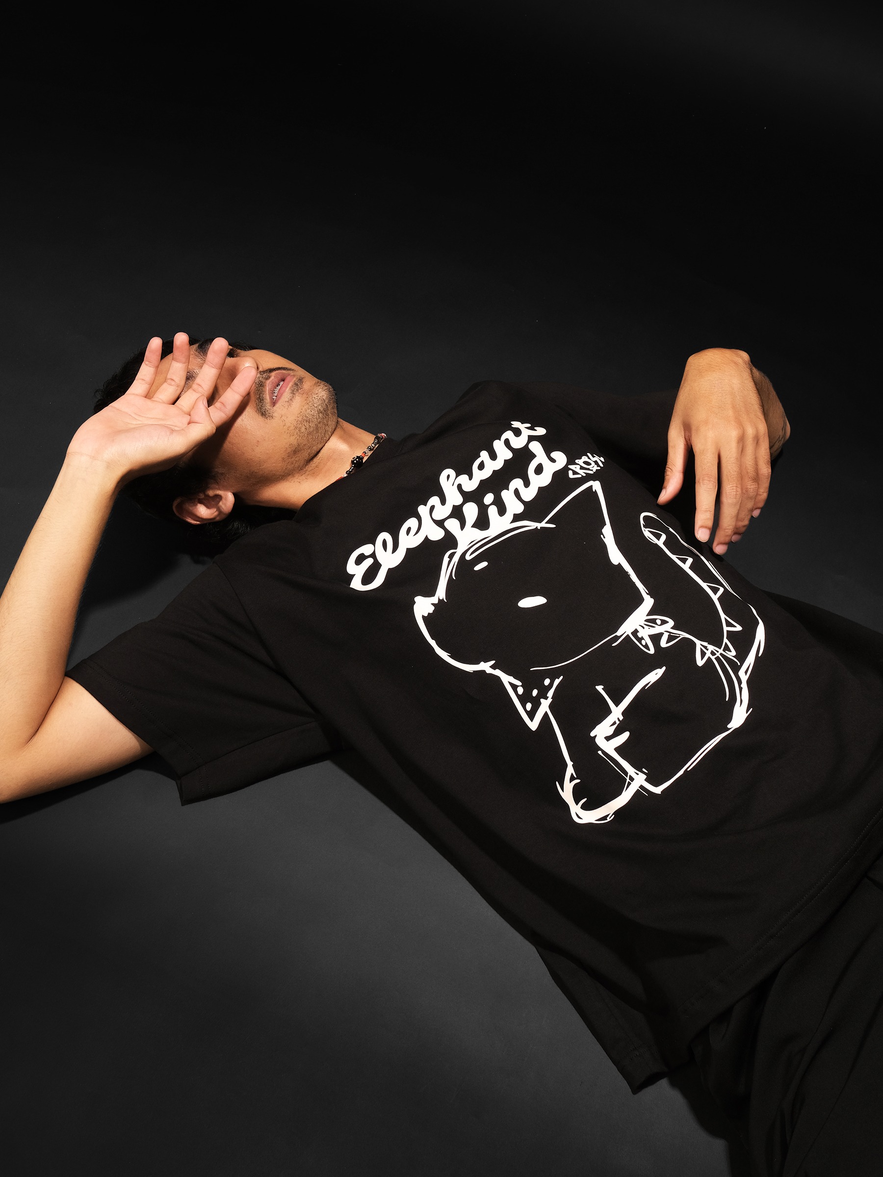 CRSL X ELEPHANT KIND BEE TEES BLACK