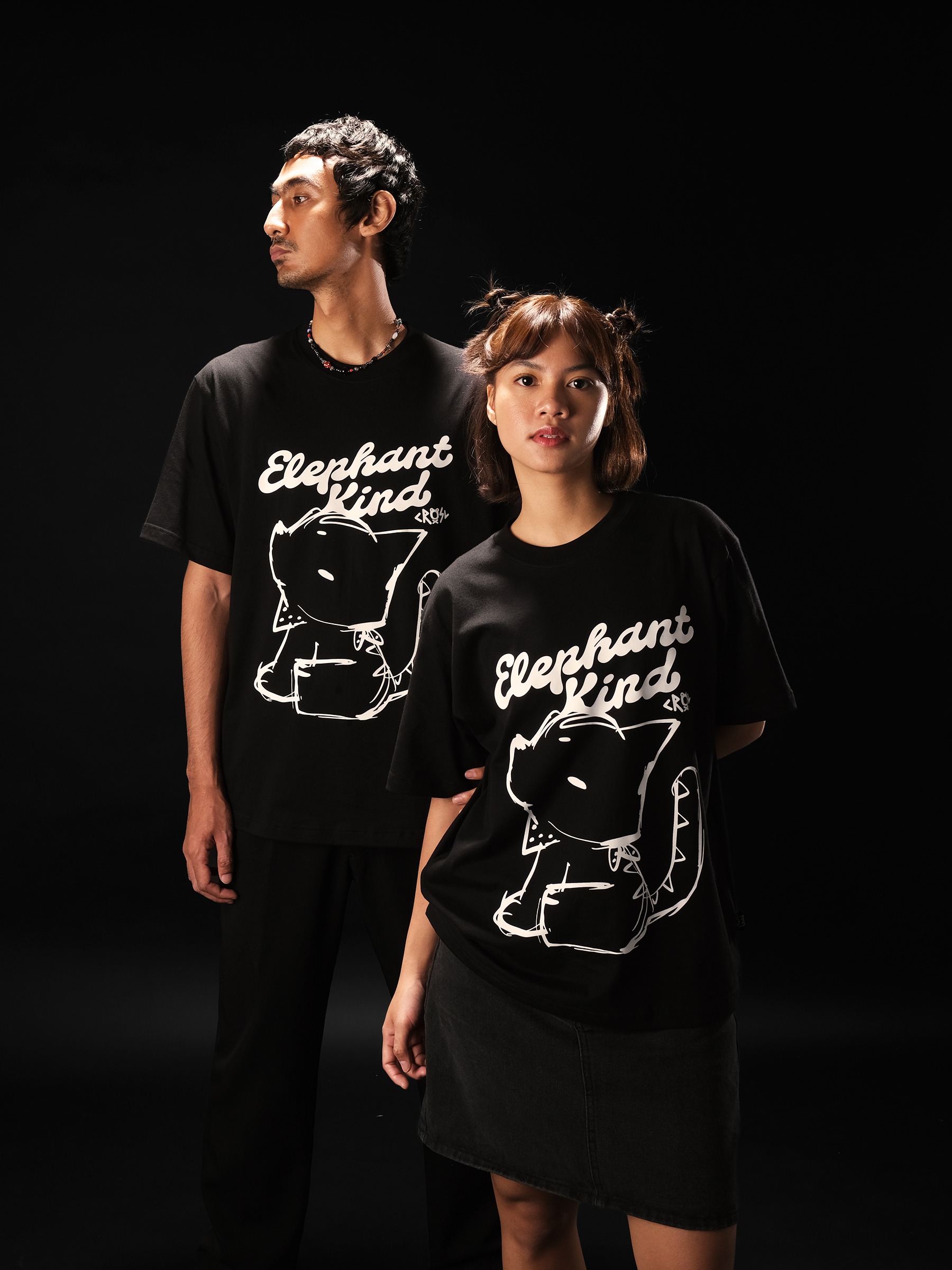 CRSL X ELEPHANT KIND BEE TEES BLACK