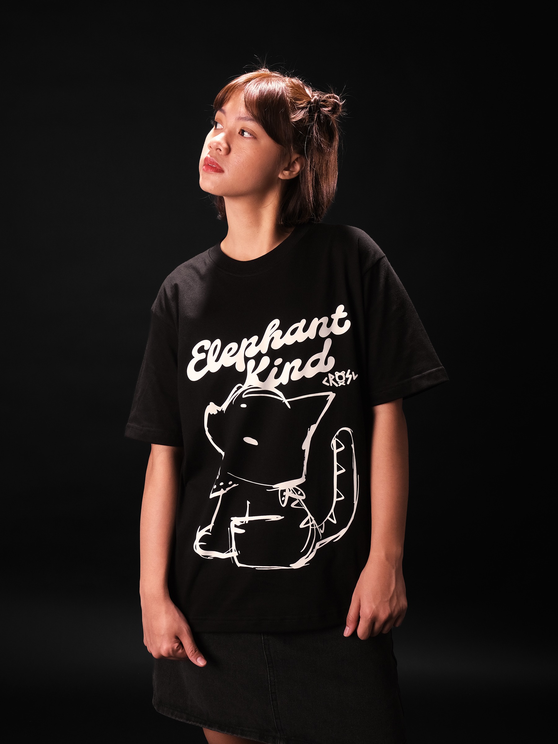 CRSL X ELEPHANT KIND BEE TEES BLACK
