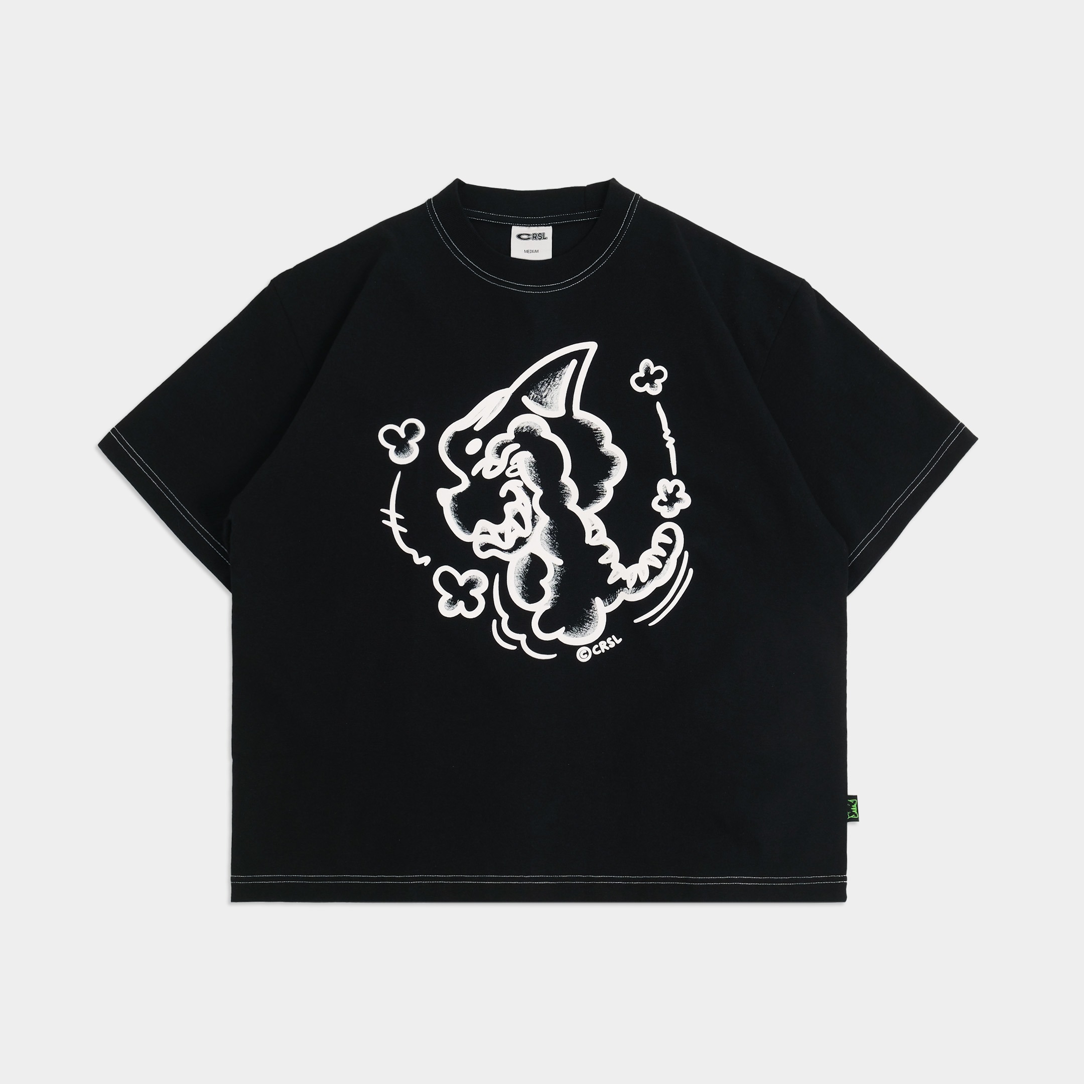 CRSL Graffity Tees I Heavyweight cotton 250 GSM I Kaos Print I Unisex Boxy Fit