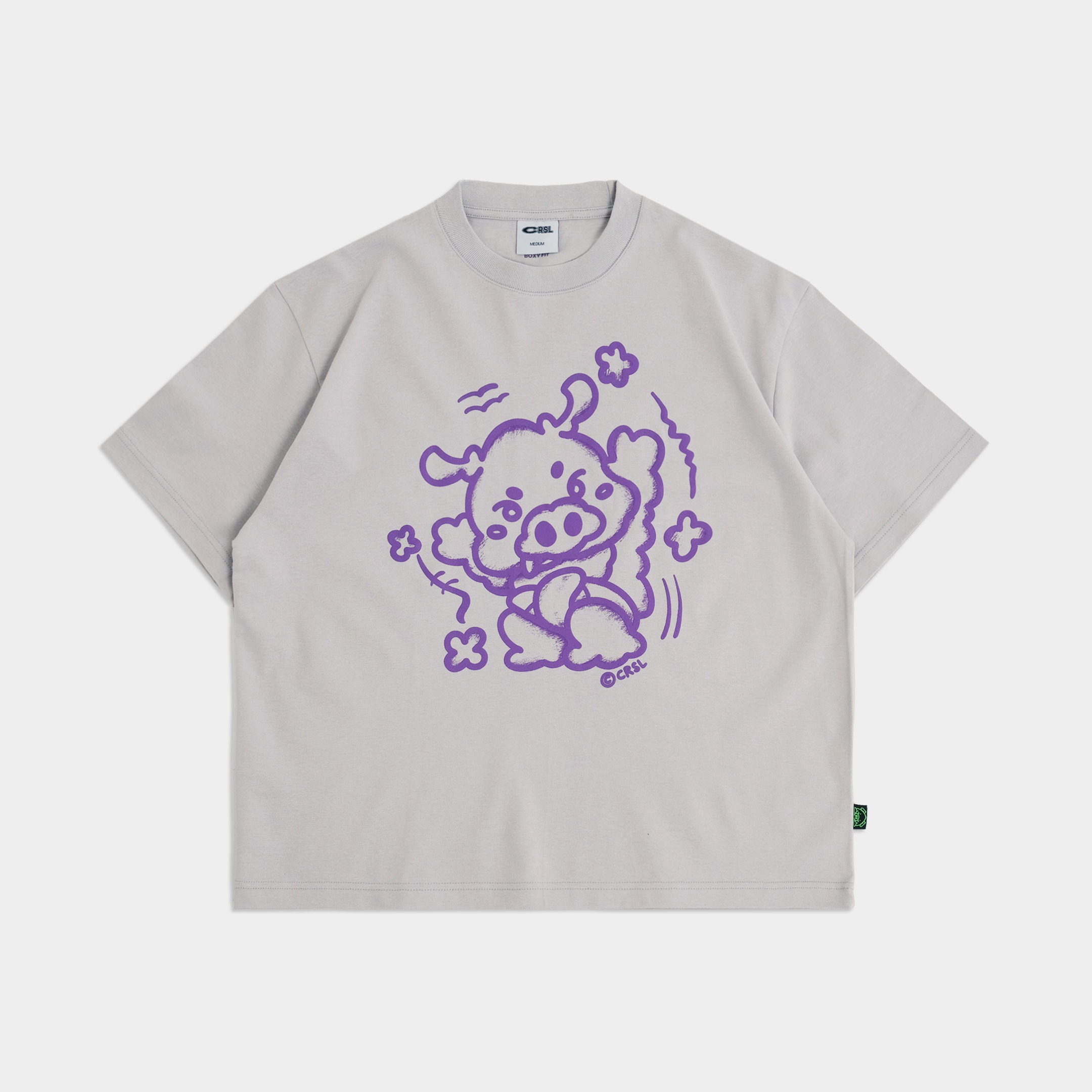 CRSL Graffity Tees I Heavyweight cotton 250 GSM I Kaos Print I Unisex Boxy Fit