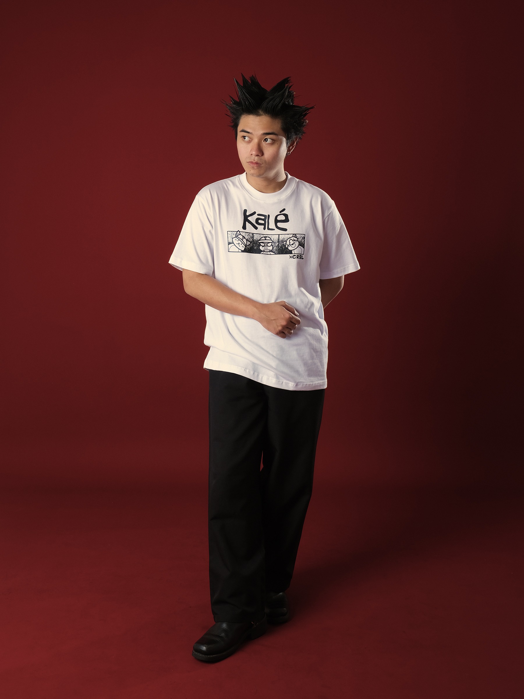 CRSL X KALE WELVER TEES WHITE