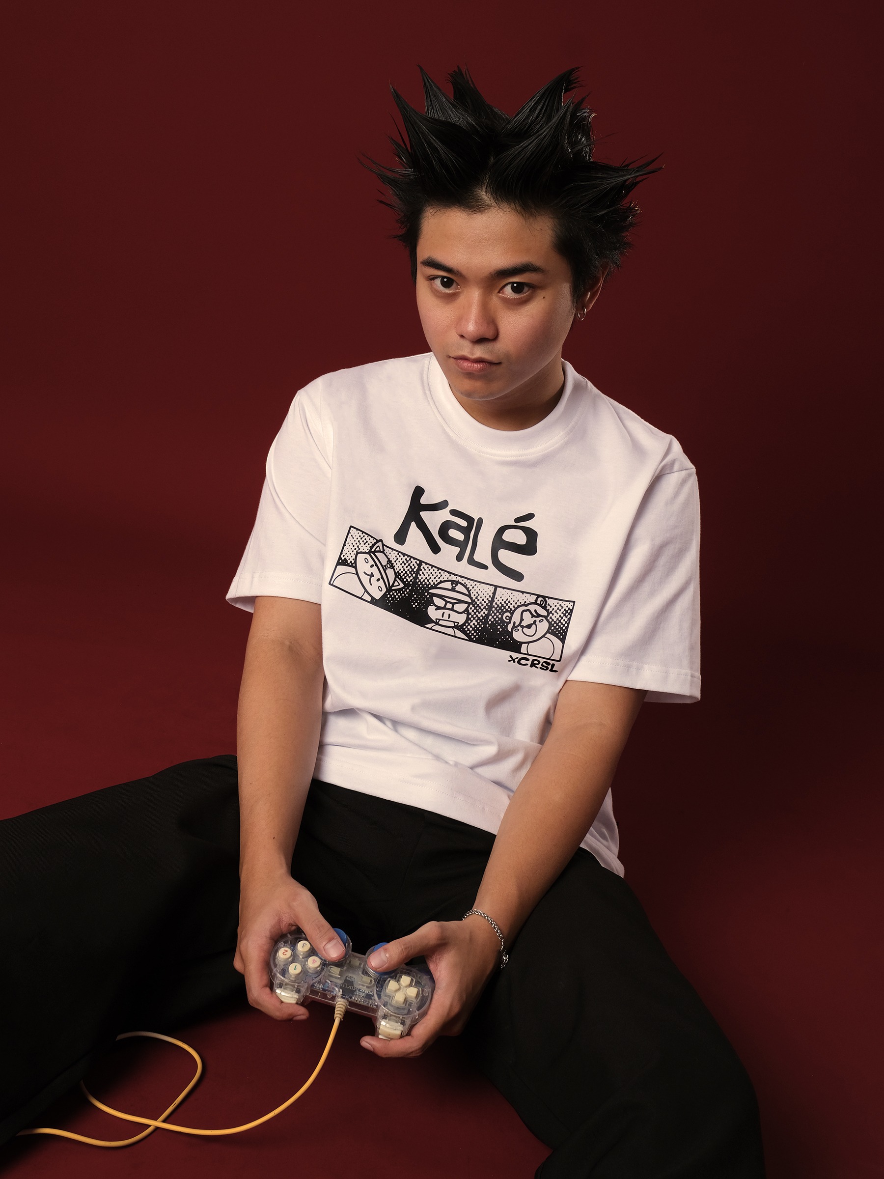 CRSL X KALE WELVER TEES WHITE