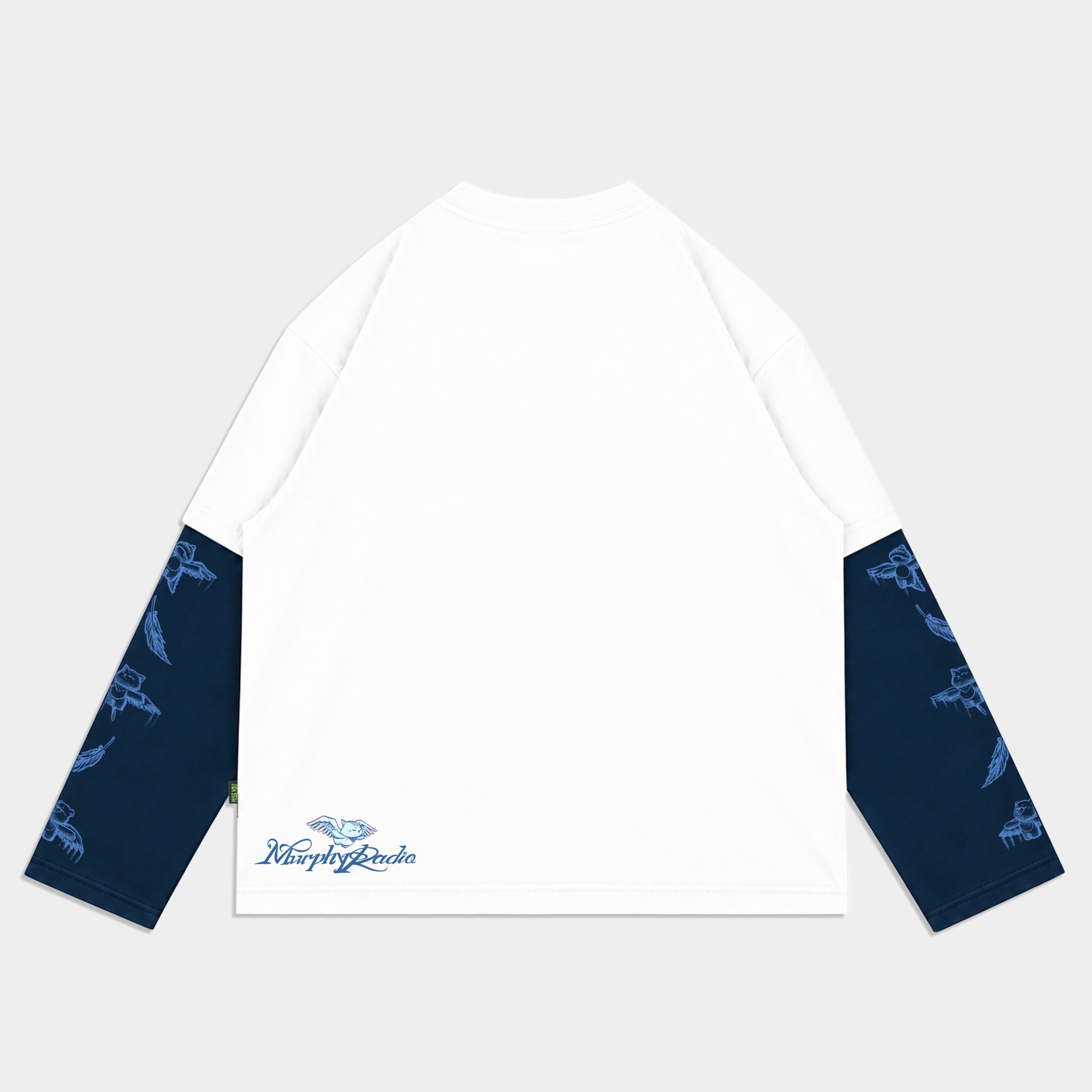 CRSL X MURPHY RADIO LS TEES WHITE