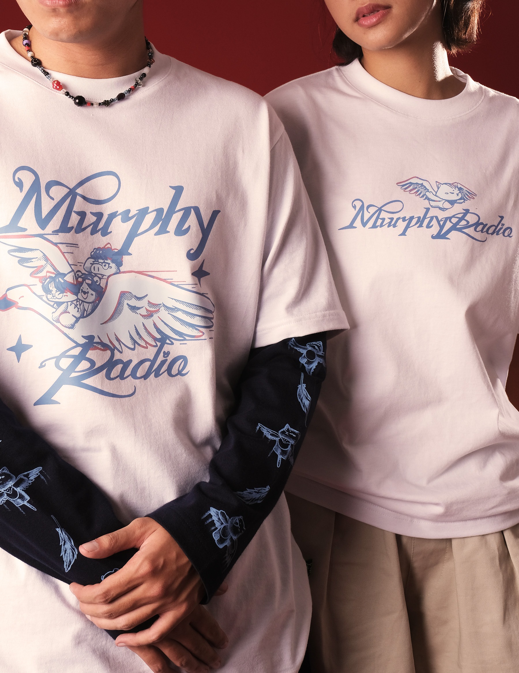 CRSL X MURPHY FLY TEES WHITE