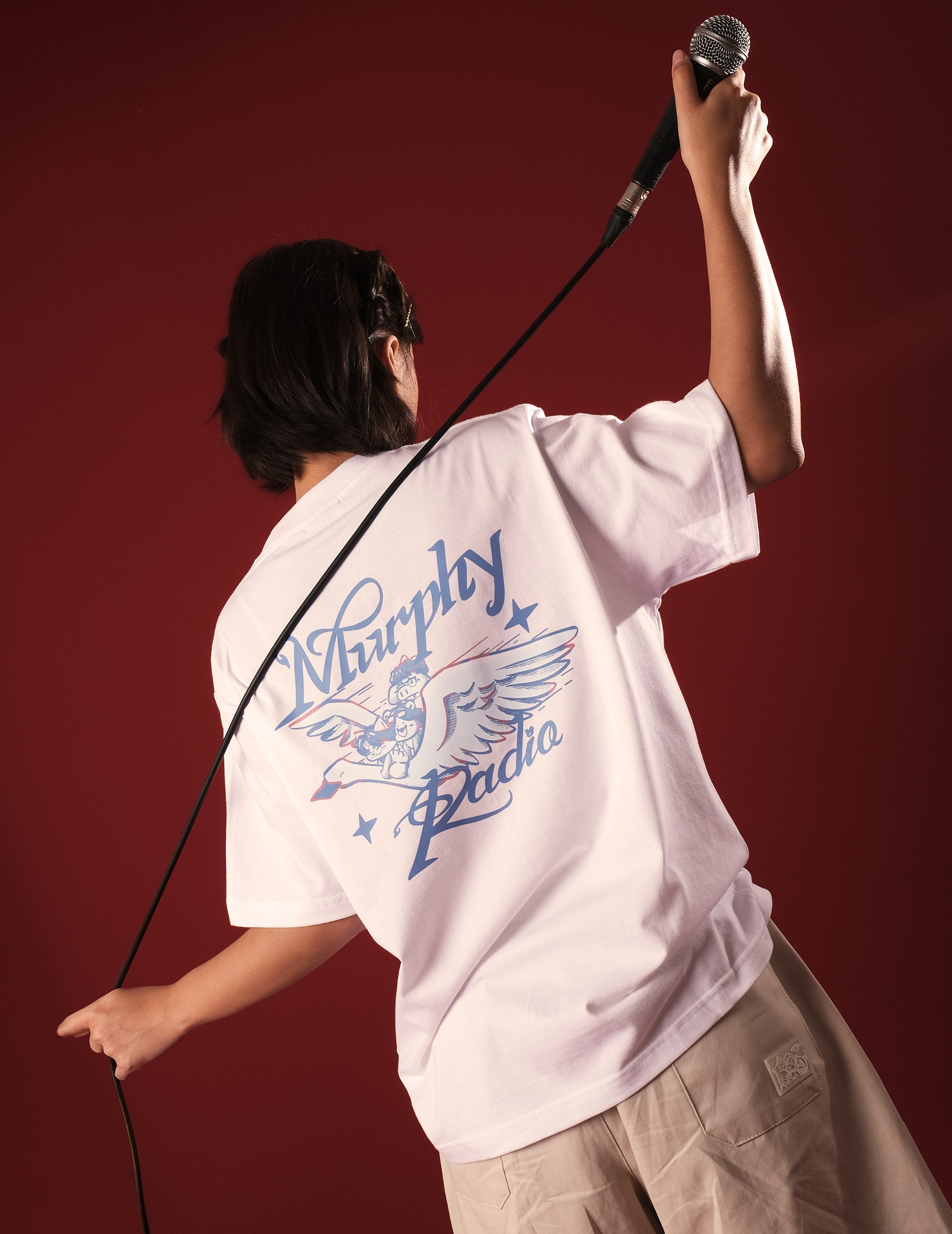 CRSL X MURPHY FLY TEES WHITE