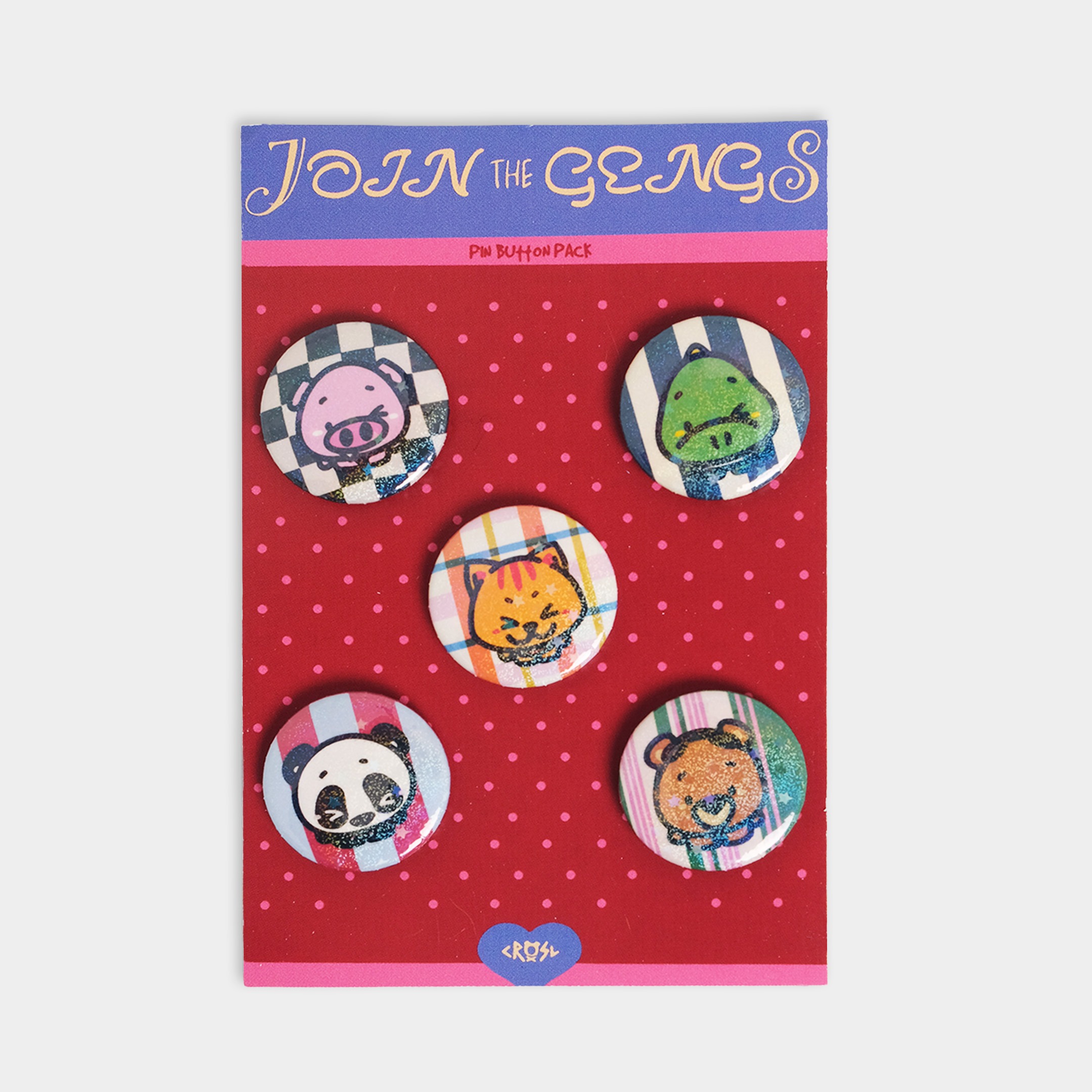 CRSL Gengs Pin Button Pack I Accessories I Pin 