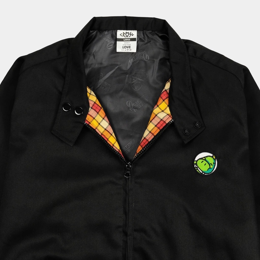 CRSL Adopter Jacket | Pria Wanita Lengan Panjang Harrington Unisex Work Jaket Motor