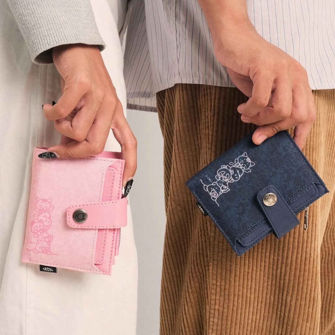 CRSL Pocket Wallet Series I Dompet 2 in 1 I Card Holder I Pattern Wallet I Unisex I Pria Wanita