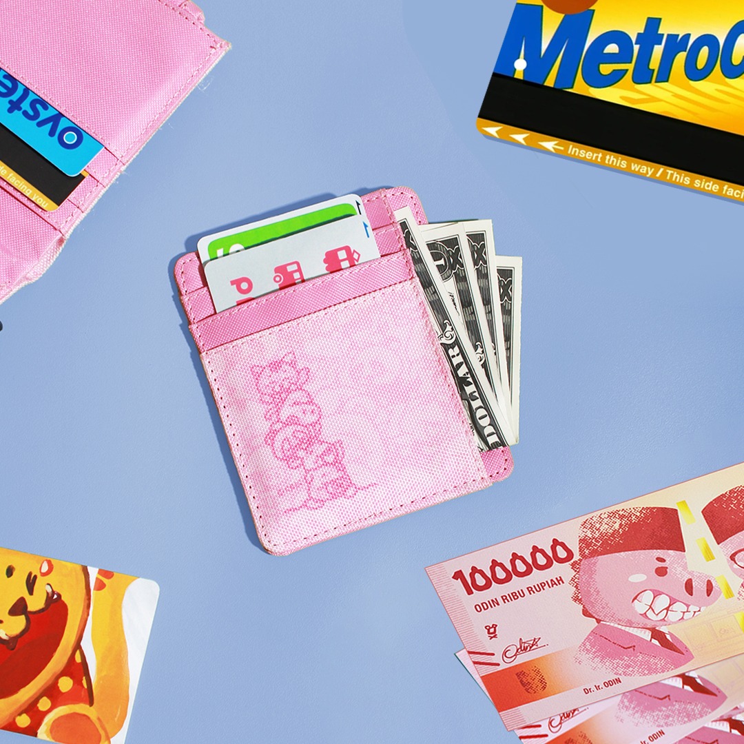 CRSL Pocket Wallet Series I Dompet 2 in 1 I Card Holder I Pattern Wallet I Unisex I Pria Wanita