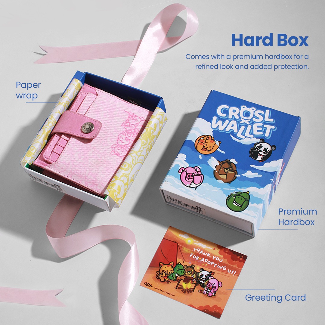 CRSL Pocket Wallet Series I Dompet 2 in 1 I Card Holder I Pattern Wallet I Unisex I Pria Wanita