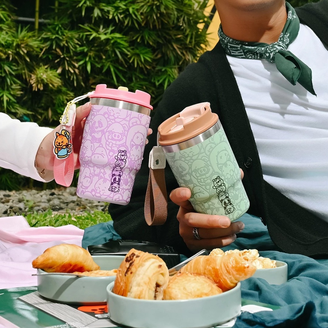 CRSL Zoey Water Bottle I Botol Tempat minum I Tumbler I Tumblr Travel Bottle Stainless 480ml 16oz