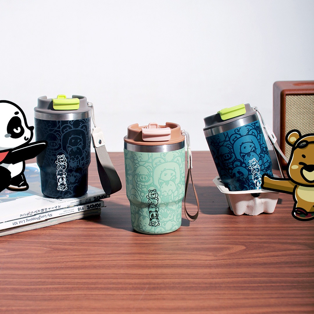 CRSL Zoey Water Bottle I Botol Tempat minum I Tumbler I Tumblr Travel Bottle Stainless 480ml 16oz