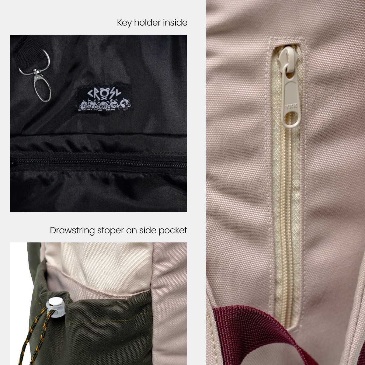 CRSL Daysic Backpack | Tas Ransel | Tas Ransel Sedang | Tas Ransel Sekolah | Tas Ransel Kampus | Tas Laptop