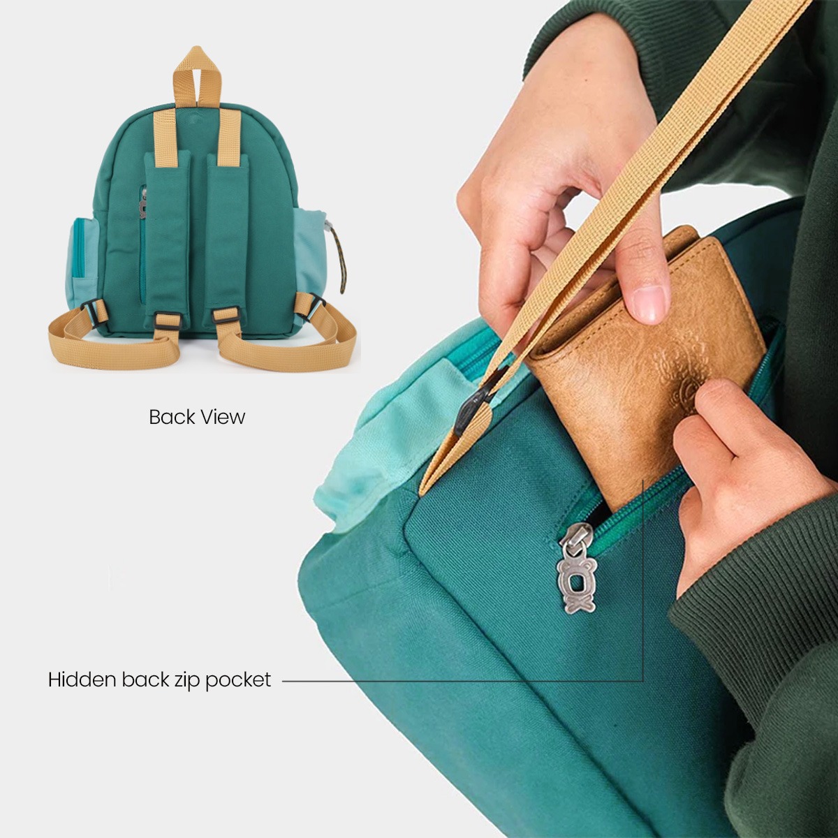 CRSL Mini Daysic Backpack | Ransel Sekolah | Tas Backpack | Tas Punggung Mini | Tas Jalan-jalan