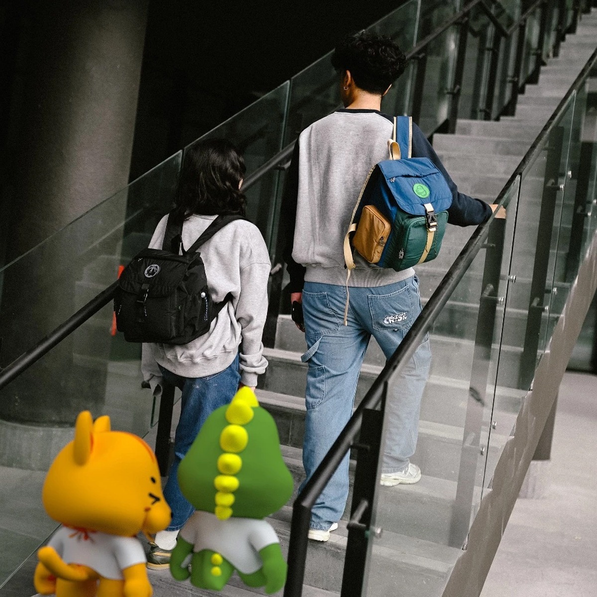 CRSL Mini Raku Backpack Series I Tas Sekolah I Tas Kampus I Ransel Ipad | Bagpack Unisex Pria Wanita