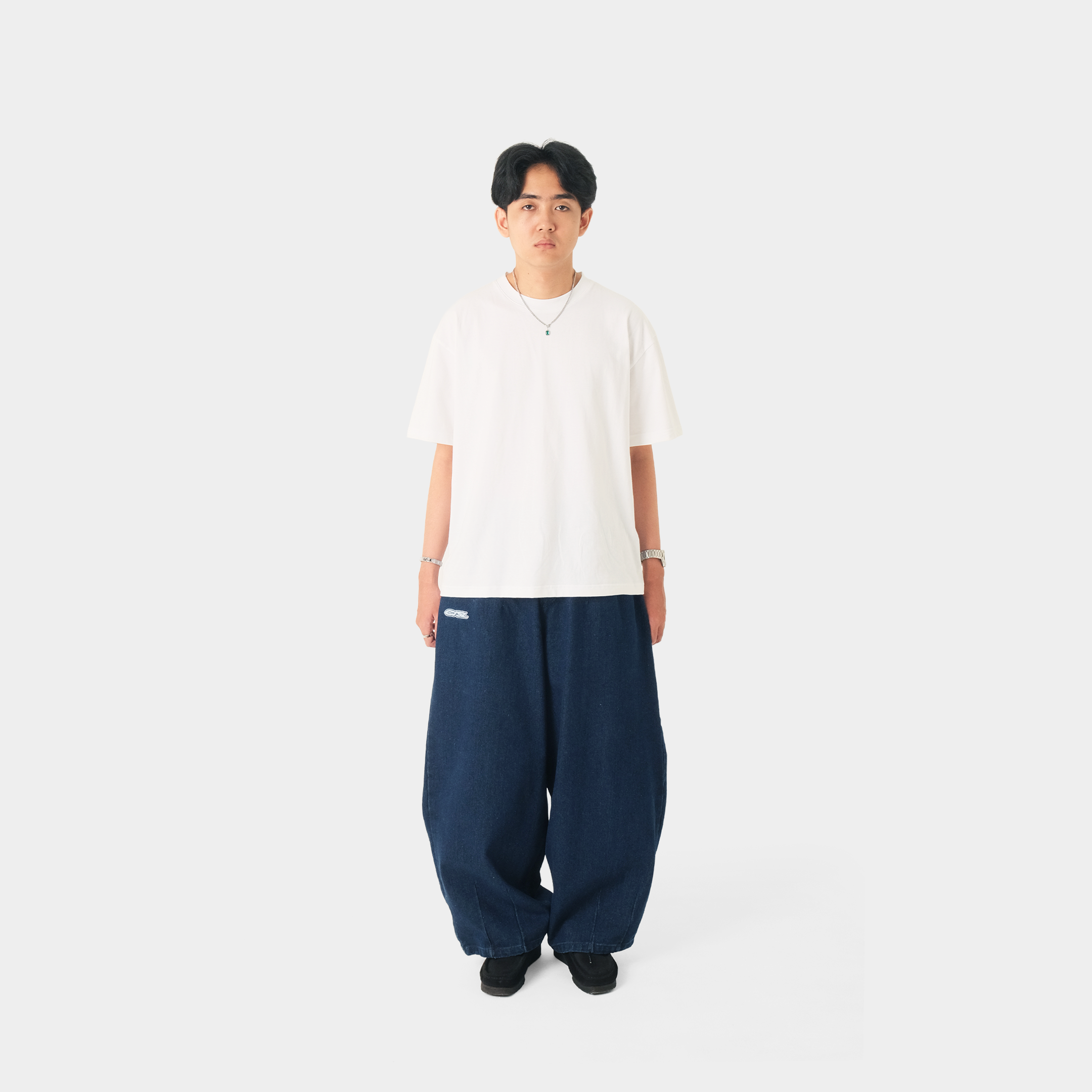 CRSL Rodez Long Pants | Balloon Denim Wide Pants | Celana Panjang Unisex Pria Wanita