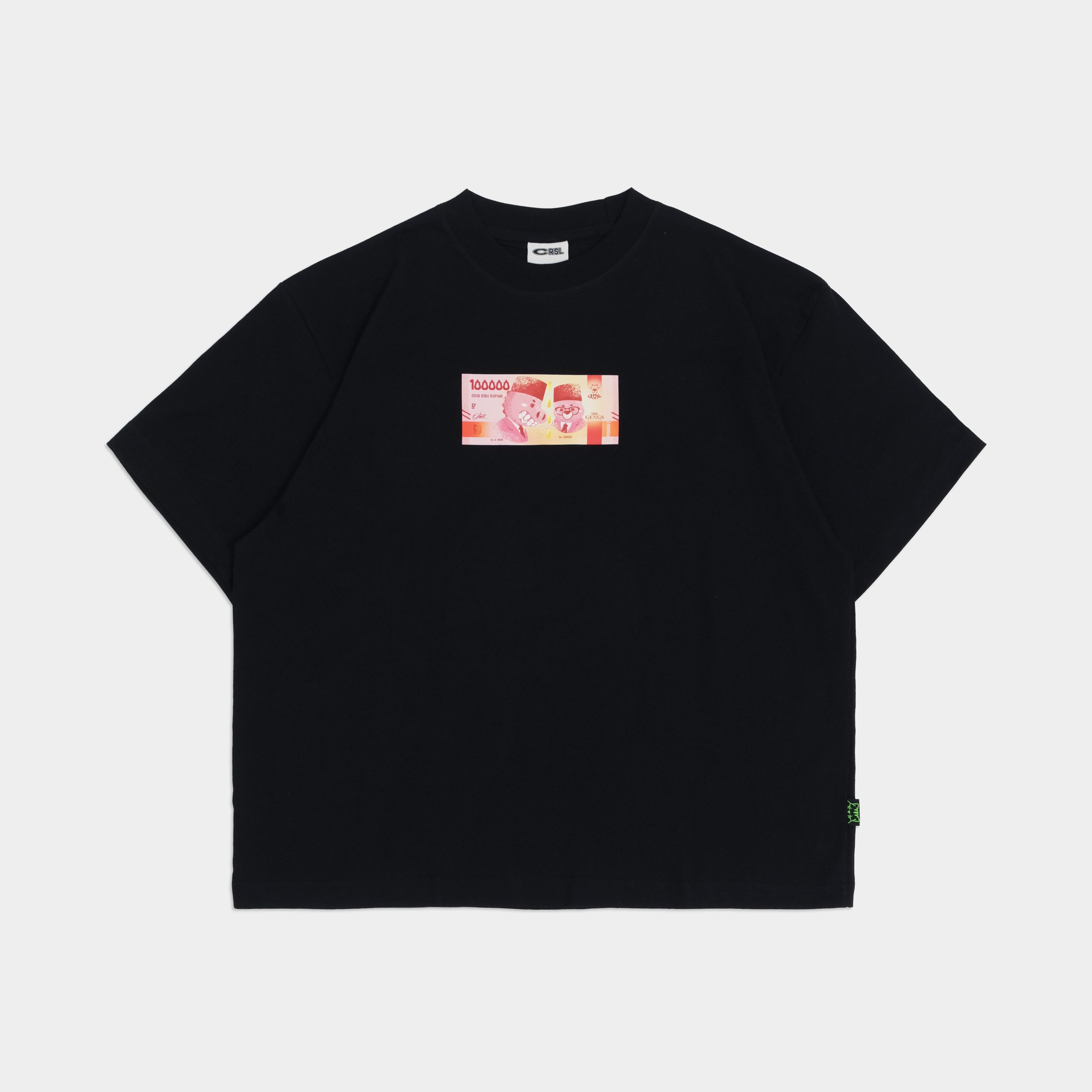 CRSL Rupi Black Tees I T-Shirt I Kaos Polos I Unisex