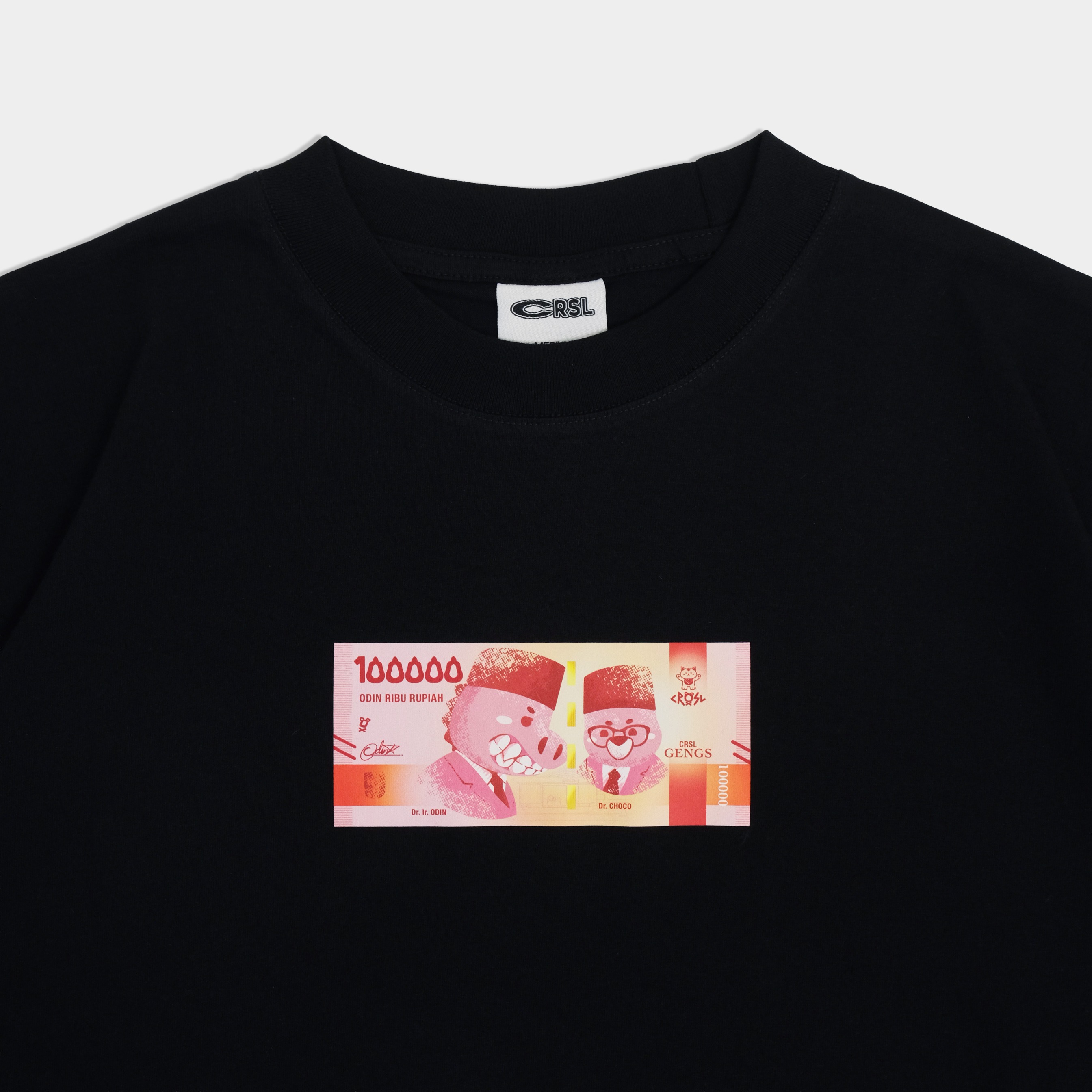 CRSL Rupi Black Tees I T-Shirt I Kaos Polos I Unisex