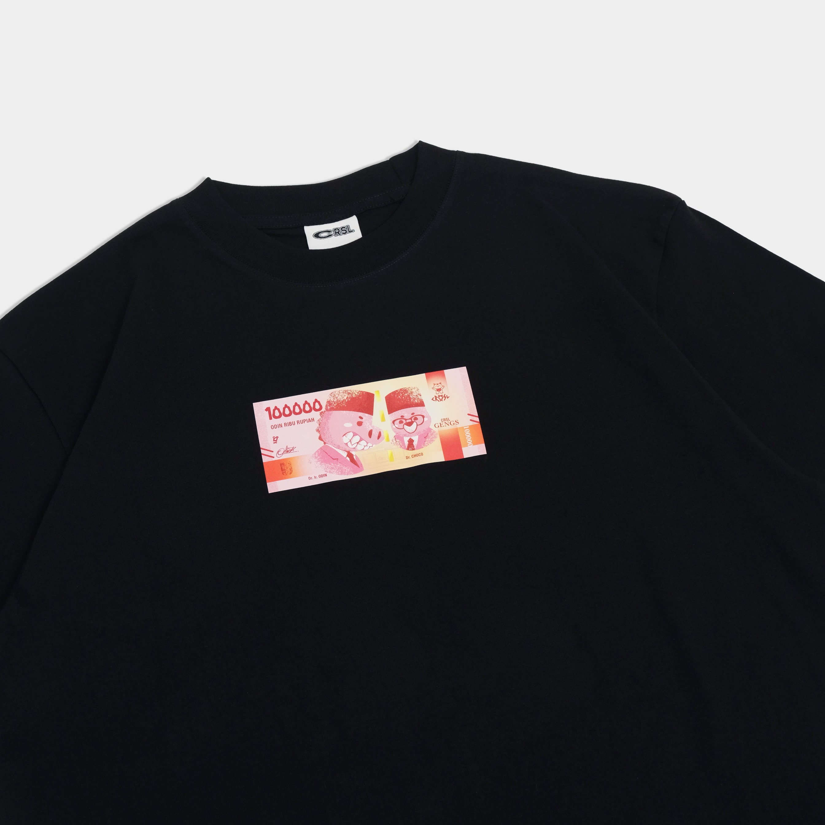 CRSL Rupi Black Tees I T-Shirt I Kaos Polos I Unisex