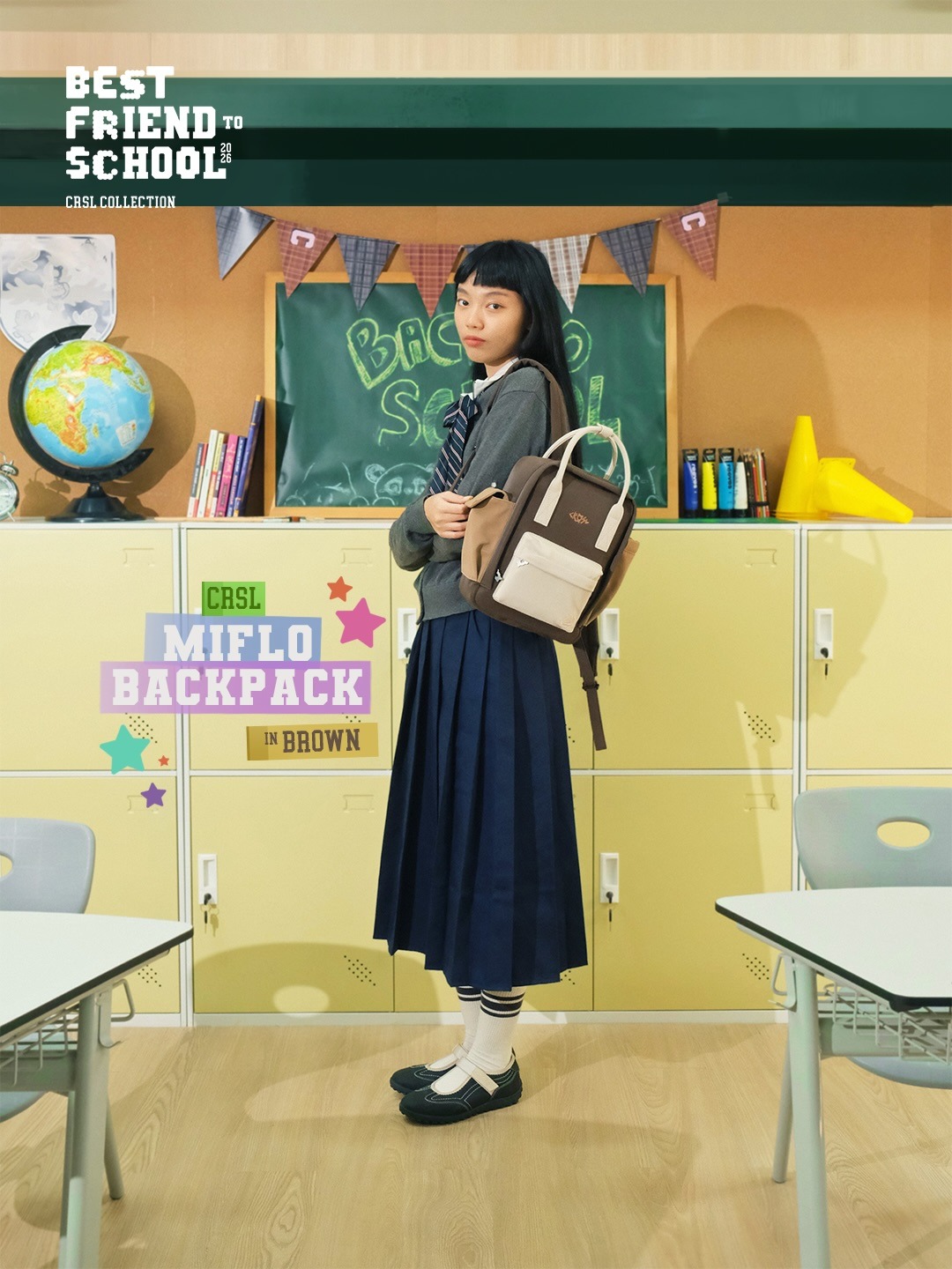 CRSL Miflo Mini Backpack I Tas Gendong I Tas Kecil I Tas Sekolah